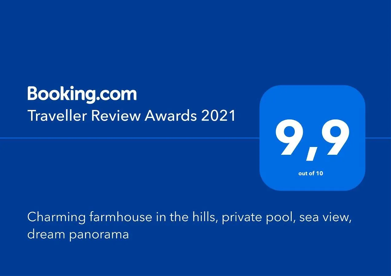 Charming Farmhouse In The Hills, Private Pool, Sea View, Dream Panorama 카마이오레 이탈리아