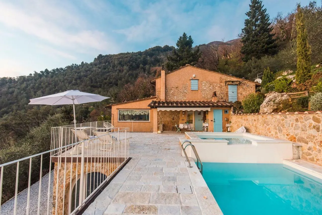Villa Charming Farmhouse In The Hills, Private Pool, Sea View, Dream Panorama Camaiore