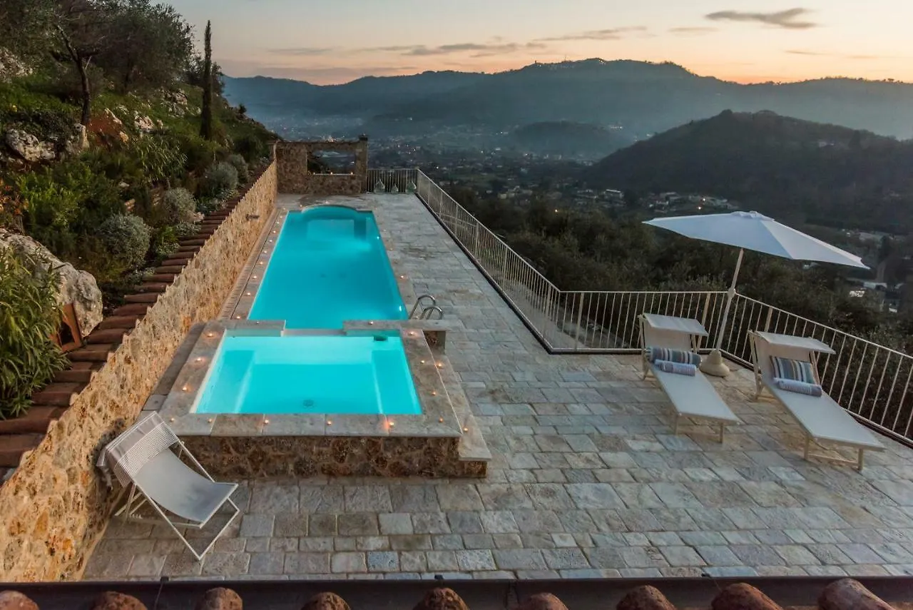 Charming Farmhouse In The Hills, Private Pool, Sea View, Dream Panorama Camaiore