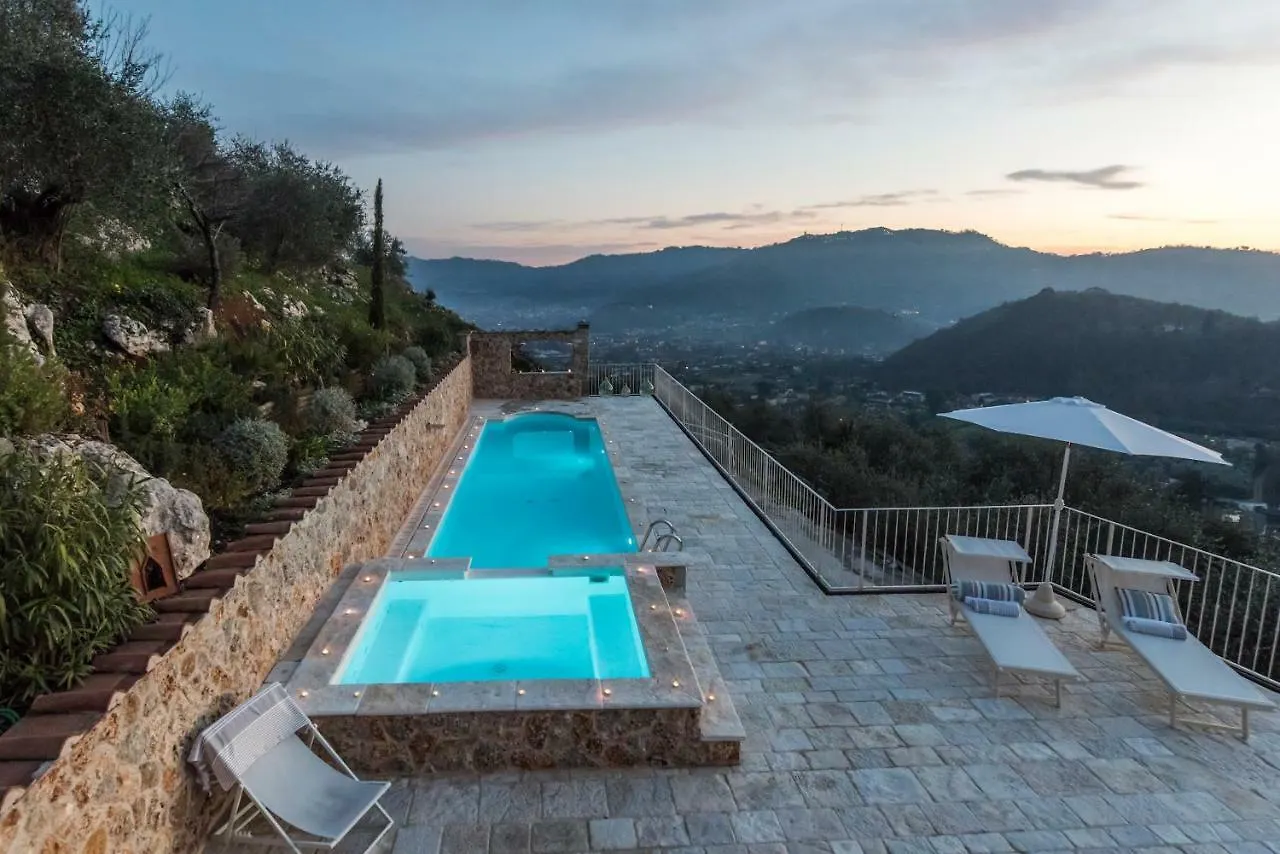 Charming Farmhouse In The Hills, Private Pool, Sea View, Dream Panorama 카마이오레 0*,