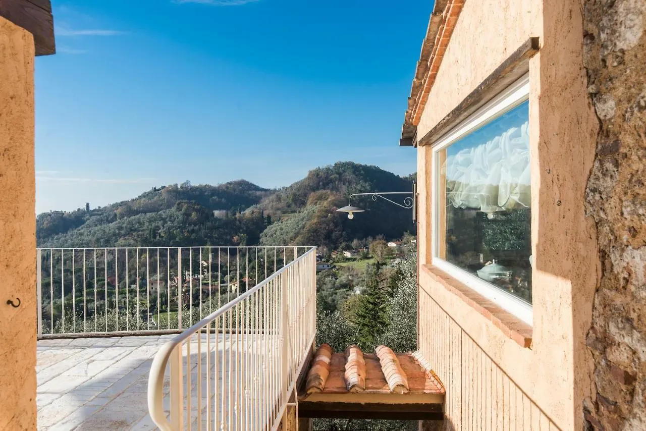 Charming Farmhouse In The Hills, Private Pool, Sea View, Dream Panorama Camaiore Villa